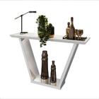 Aparador Fratello Com Tampo De Madeira Chanfrado Com Vidro Br