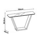 Aparador Fratello Sala Quarto Casal Tampo Arredondado Chanfra