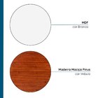 Aparador Fresh Com Vidro 100cm Pés Em Madeira Maciça Artemobi