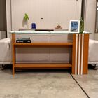 Aparador Frizz Com Tampo De Vidro - Madetec