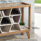 Aparador Glamour Com Garrafeiro E Espelho Fendi - Casatema