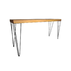 Aparador Gothan Pés Preto Em Madeira Maciça 1,50