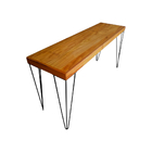 Aparador Gothan Pés Preto Em Madeira Maciça 1,80