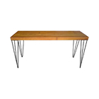 Aparador Gothan Pés Preto Em Madeira Maciça 2,00