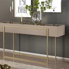 Aparador Harrison Com Tampo Espelhado Amarula