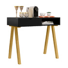 Aparador Havanna 1 Gaveta Em Mdf Com Pés Em Madeira Maciça Pr