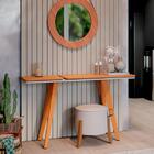 Aparador Ibiza Off White/naturalle - Tebarrot Móveis