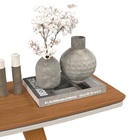 Aparador Ibiza Off White/naturalle - Tebarrot Móveis