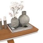 Aparador Ibiza Off White/naturalle - Tebarrot Móveis