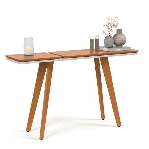 Aparador Ibiza Off White/naturalle - Tebarrot Móveis