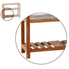 Aparador Ilha Bancada 1m Madeira Maciça Pátina