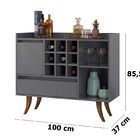 Aparador Imperial Cinza – Ej Móveis