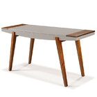 Aparador Imperial Com 02 Gavetas Nogal E Marrom Claro - 1,80m