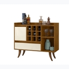 Aparador Imperial Freijó Com Off White  - Ej Móveis