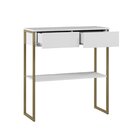 Aparador Industrial 2 Gavetas Dijon Branco