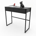 Aparador Industrial 2 Gavetas - Metalon Preto Preto