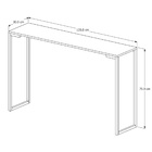 Aparador Industrial Cosmos 1.2 Preto – Mérito Movelaria