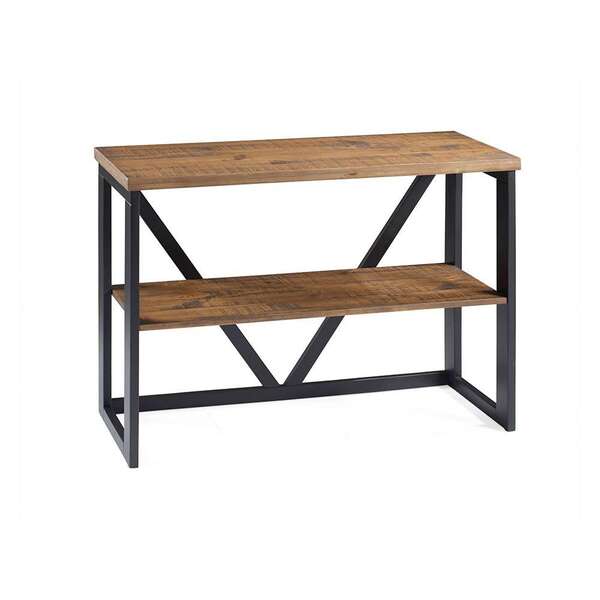 Aparador Industrial Lesoto Marrom E Preto