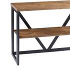 Aparador Industrial Lesoto Marrom E Preto