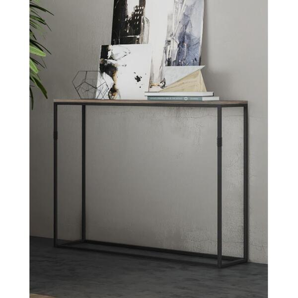 Aparador Industrial Miranda 90 Cm - Preto/ameixa