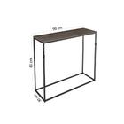 Aparador Industrial Miranda 90 Cm - Preto/ameixa