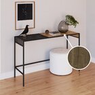 Aparador Industrial Retrô Madeira/aço 120cm York Vermont/preto