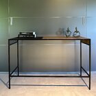 Aparador Industrial Retrô Madeira/aço 120cm York Vermont/preto