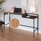 Aparador Industrial Retrô Madeira/aço 140cm York Hanover/preto