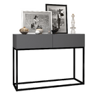 Aparador Industrial Robusto Com Base Em Metal Eros Moderno Ci