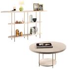 Aparador Intinity E Mesa De Centro Sky Com Tampo Em Mdf - Hb