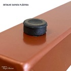 Aparador Iron Para Quarto Sala Corredor Hall Nova Imbuia/bege