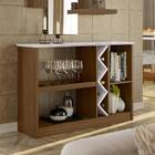 Aparador Isis Com Adega Imbuia Off White Tana Decor