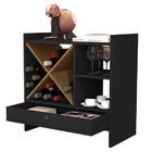 Aparador Jb 4002 Luxo Preto/nature - Jb Bechara