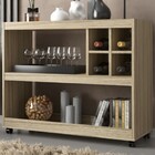 Aparador Julia Com Adega 1 Prateleira Carvalho - Vbf Móveis