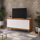 Aparador Kappesberg 4 Portas Canela/branco 156cm