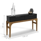 Aparador Kira Preto Canela