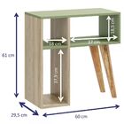 Aparador Leaves 1 Prateleira 1001 Aveiro/verde - Bentec