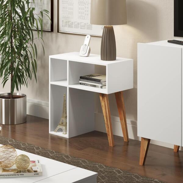 Aparador Leaves Com 3 Nichos - Branco