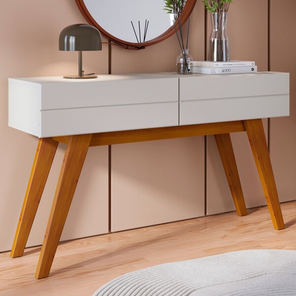 Aparador Light 2 Gavetas Off White/matte - Pnr Móveis