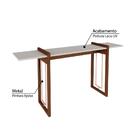 Aparador Linnea 120 Cm - Amêndoa/off White