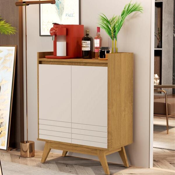 Aparador Lunar 2 Portas Cumaru Off White