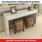 Aparador Luxemburgo Univ 150 Cm Tampo De Madeira Com Vidro Co