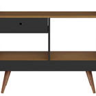 Aparador Luxo 1 Gaveta Preto/nature 4064 - Jb Bechara