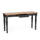 Aparador Madeira Maciça 1 Gaveta Amarílis Artemobili Mel/pret