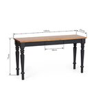 Aparador Madeira Maciça 1 Gaveta Amarílis Artemobili Mel/pret