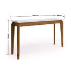 Aparador Madeira Maciça Tampo Mdf E Vidro Milão Artemobili Br