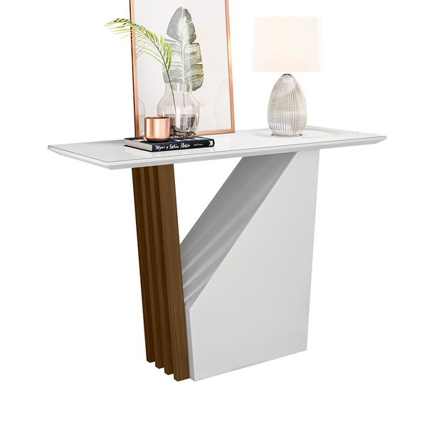 Aparador Mayte Off White E Imbuia - D'rossi