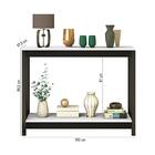 Aparador Mdf 2 Prateleiras Hall De Entrada Elegante