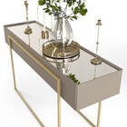 Aparador Mdf Com Espelho Pilar 137cm Dj Móveis