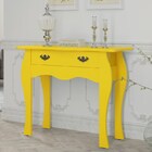 Aparador Melissa 01 Gaveta Amarelo - Patrimar Móveis